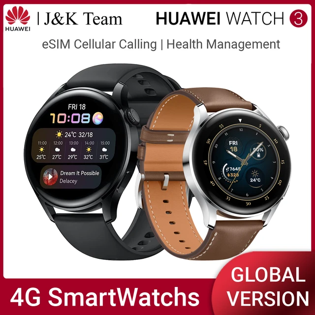  HUAWEI Watch GT 3 (46mm) GPS + Bluetooth Smartwatch (Black) -  International Version : Electronics