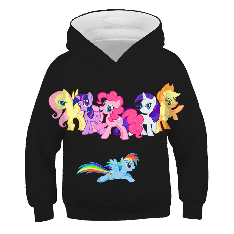 what is a youth hoodie My Little Pony Hoodies 3D Printed Cartoon Chiildren Fun Anime Boys and Girls Fashion Sweatshirts and Tops Apparel 3-14 Year old free children's hoodie sewing pattern Hoodies & Sweatshirts