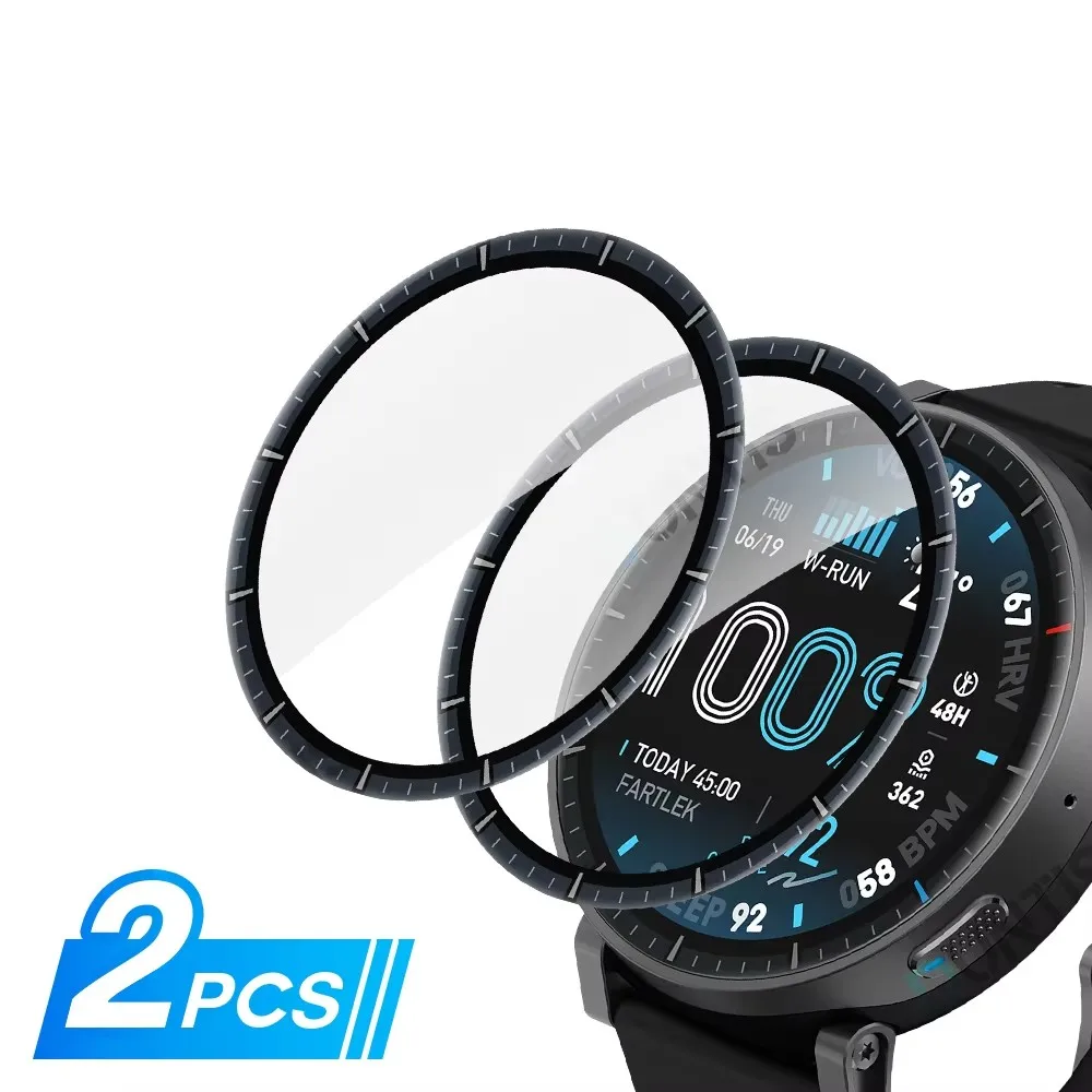 Ultra-HD Full-Coverage 3D Curved Screen Protector for Smartwatch - Durable Protective Film Accessories (Not Glass)