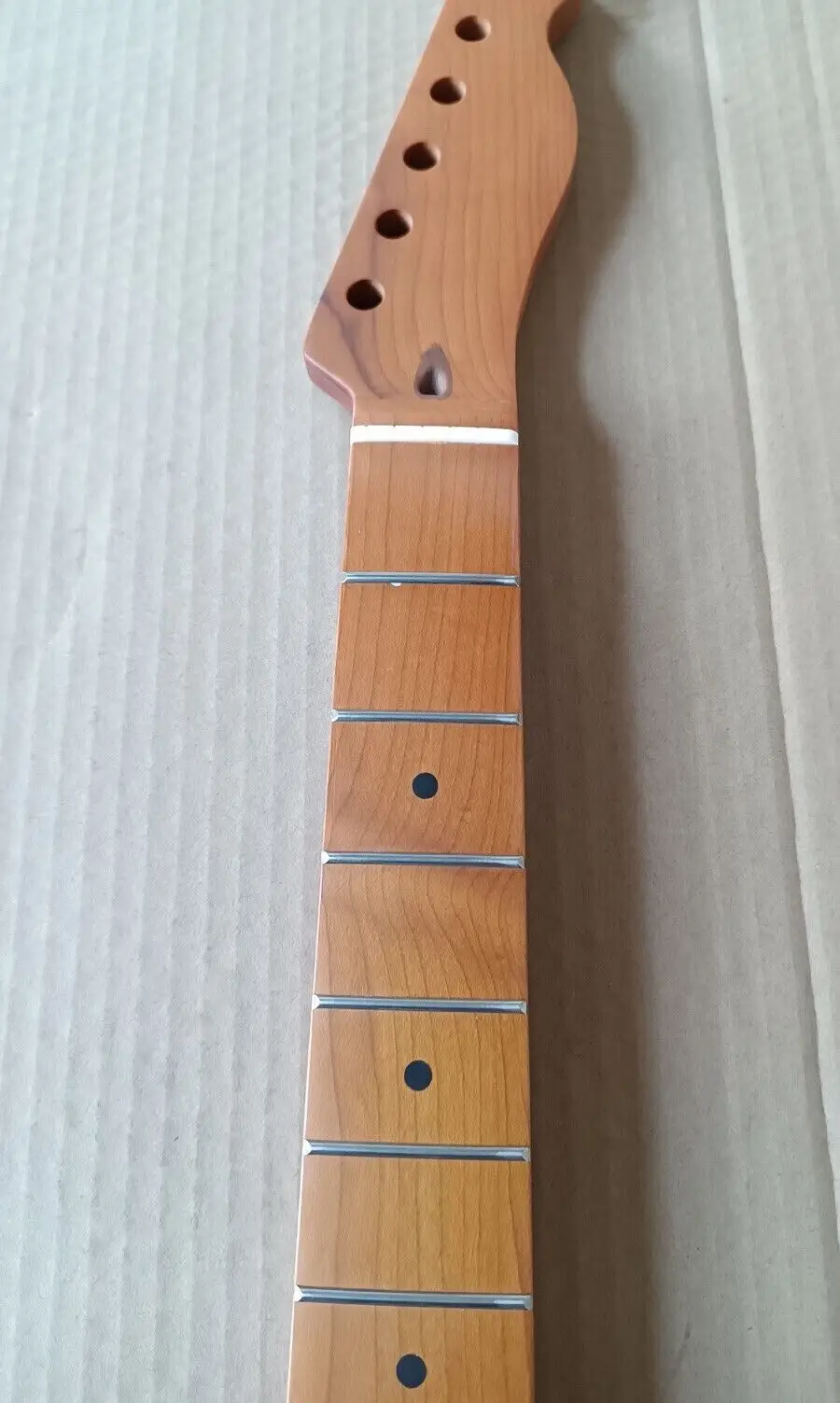 New baked maple Nitro paint matte 22 fret electric guitar neck parts 25.5 inches AliExpress