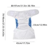 2PCS Adult Diapers Large Size Washable Cloth Diaper Patients Elderly Reusable Incontinence Underwear Pants with Insert to Choose 2