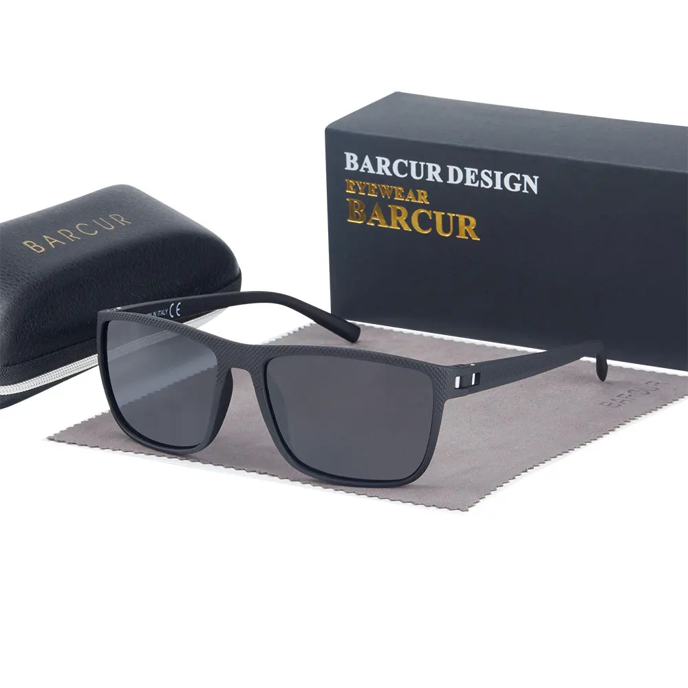 Barcur Männer modische polarisierte Sonnenbrille Frauen leicht bequem zu tragen Brille Tennis Angeln fahren Sonnenbrille – Detail 5