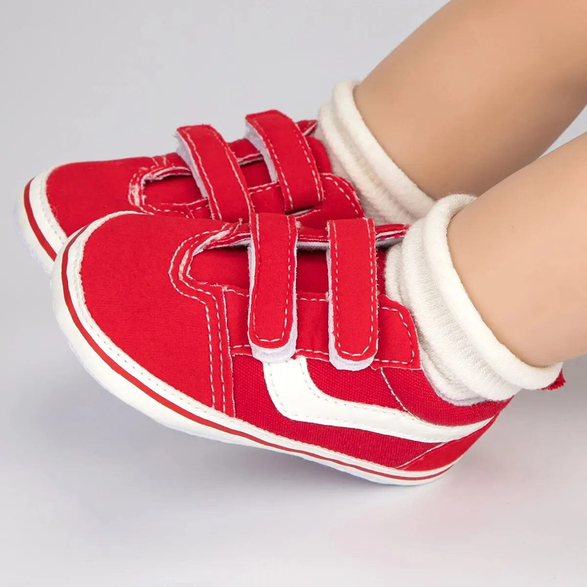 Meckior Baby Canvas Sneakers Classic Stripes Casual Baby Boy Girl Shoes Anti-slip Soft First Walkers Infant Unisex Shoes canvas sneakers sneakers shoes baby shoes soft sole shoes
