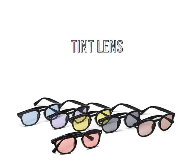 Occhiali Da Sole Rotondi Vintage - UV400 Unisex Stile Johnny Depp - Foto 13