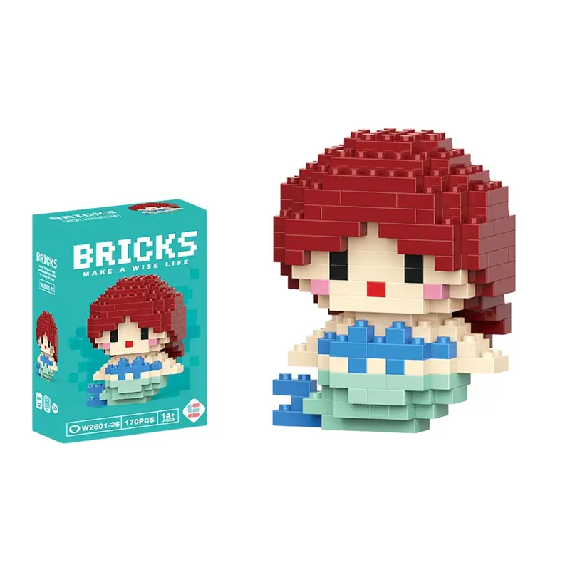 Disney 214 style Winnie LinaBell StellaLou Building Blocks Princess Cartoon Figrues Bricks Children's Assembly Toys Model Gift - Image 72