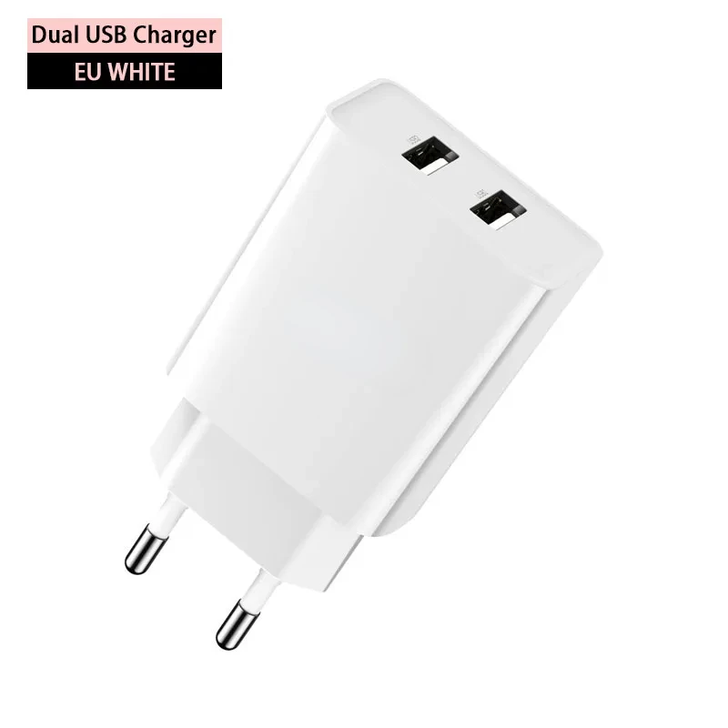 المزدوج USB شاحن الاتحاد الأوروبي التوصيل شاحن 2.1A الجدار شاحن ماكس الهاتف المحمول شحن محول صغير شاحن السفر آيفون