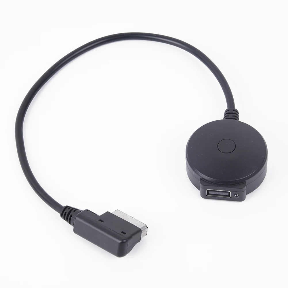 

New Practical Useful High Quality Wireless Bluetooth Adapter Auto Black Plastic Replacement 1pc Accessory Cable