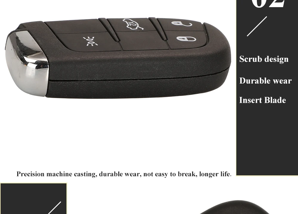 Keyforkess Original Factory 5Button per Fiat Toro 500 500L 500X 2016 OEM Smart Remote Key Fob controllo automatico 433MHz 4A Chip SIP22 15 Keyforkess Original Factory 5Button per Fiat Toro 500 500L 500X 2016 OEM Smart Remote Key Fob controllo automatico 433MHz 4A Chip SIP22 - Se614667211fc4bd5a527a08a83fc3311p