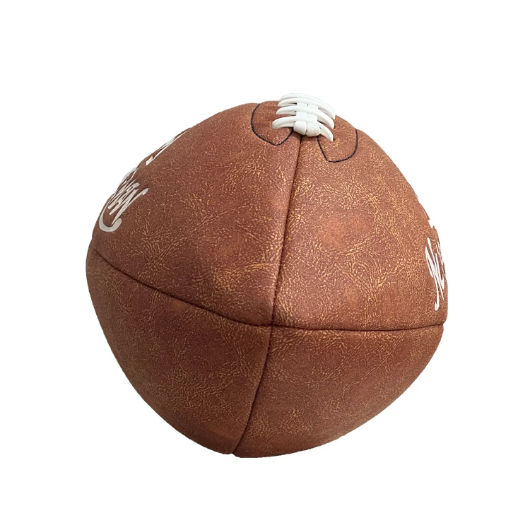 

Rugby Ball Custom Logo Composite Leather Rugby Official Size Fine American Football Ball