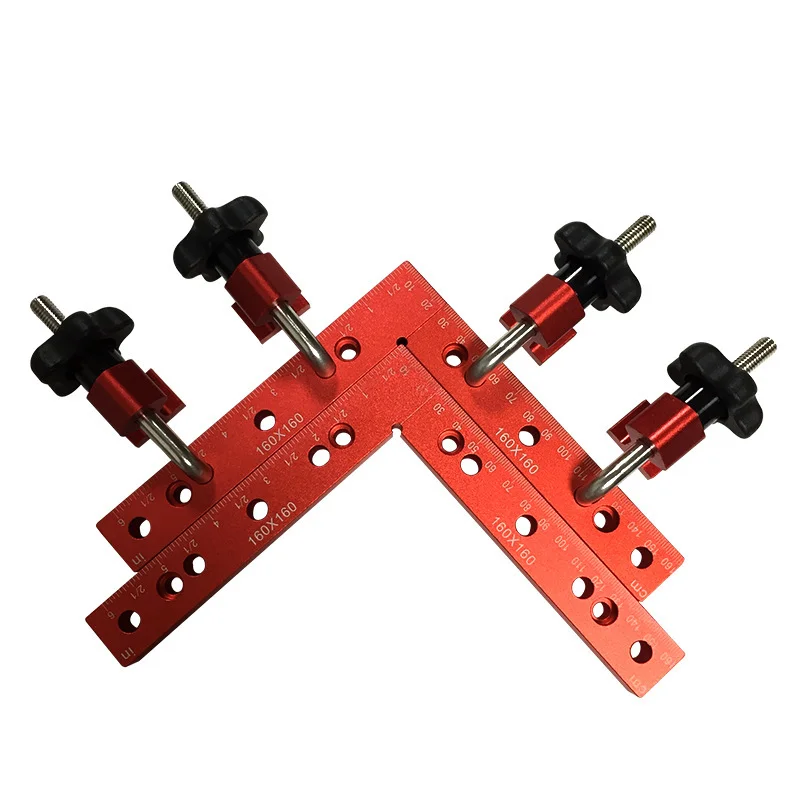 

Woodworking Right Angle Fixture Multifunctione 120mm&90 Degree Angel Positioning Clamps Corner Aluminum Alloy Height Ruler