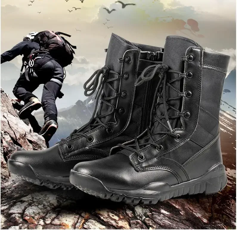 SummerBreathableMenWomenArmyBootsMilitaryTacticalAirsoft