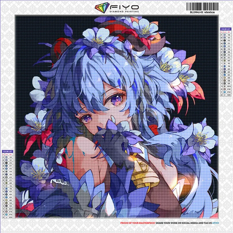 Genshin Impact Diamond Painting Anime New Collection 2022 Full Diamond  Mosaic Home Decor 5d Cross Stitch Kit Art Embroidery