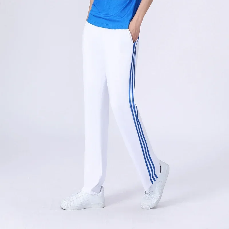 Dream Team Sports Pants Fitness Operation Square Dance Hiking Team Men Women Two Three Bars Summer Breathable Running Trousers