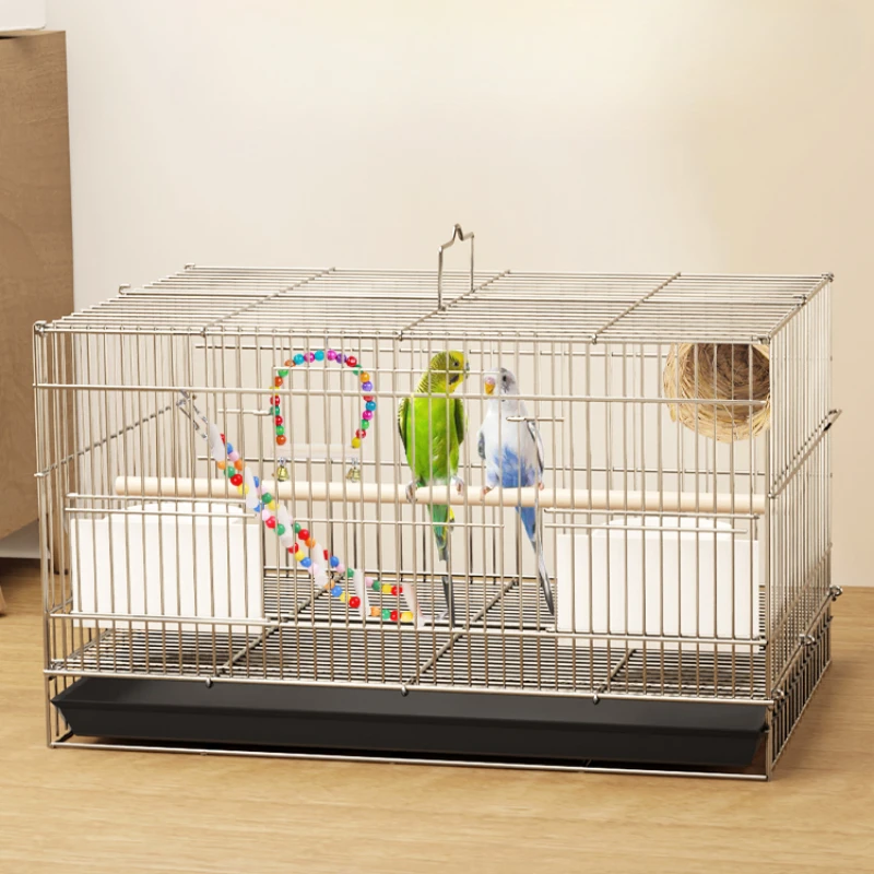

Carrier Pigeon Budgie Luxury Bird Cage Canary Accessories Home Courtyard Bird Cage House Jaula Decorativa Pet Products RR50BC