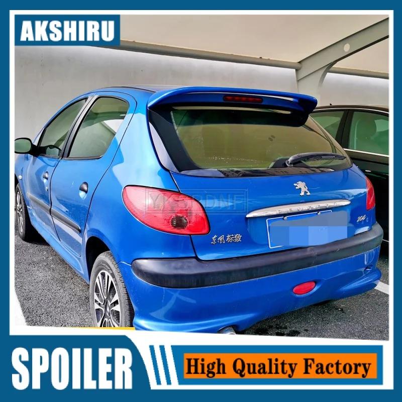 Per Peugeot 206 Spoiler Di Alta Qualità Materiale Abs Auto Ala Posteriore Primer Spoiler Posteriore Per Peugeot 206 207 Spoiler