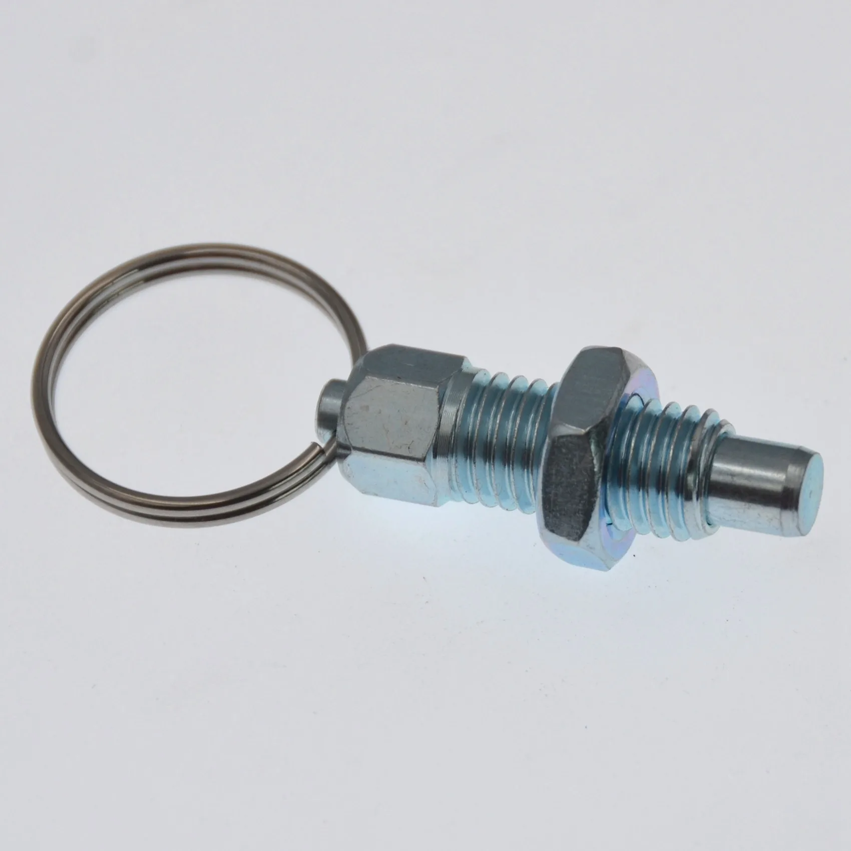 풀링 탄소강 용수철 인덱싱 뚜러뻥, M12 플랫 M12X1.75X8mm, 2 개