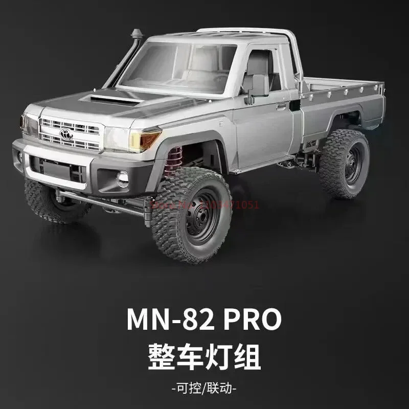 New Upgrade Mn82 Pro Vehicle Light Set 1:12 Retro Rc Car With Led Lights Full-Scale Simulation Lc79 Professional 4wd Pickup Rc T 2