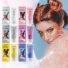 Jaysuing Glitter Sequins Gel Natural Stereo Body Highlight Sequins Party Orgy Multi-color Lasting Setting Mild Non-irritating 1