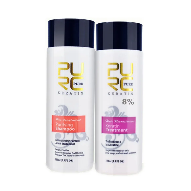 100ml PURC Keratin Baked Oil Conditioner Set Moisturizing Moisturizing Nourishing Deep Cleansing Scalp Soothing Smooth