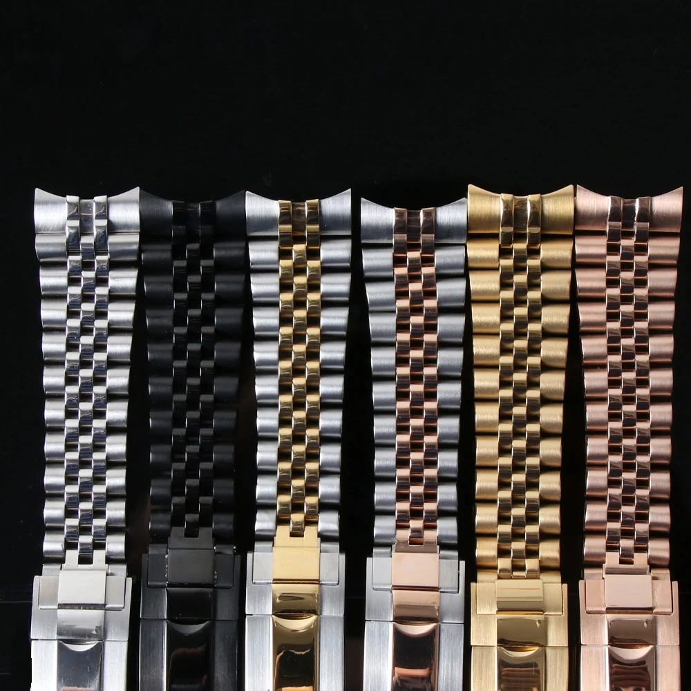 Best Home Sites Stainless Steel 21 mm Watch Band NM2082C-SJ-SL_K0020095