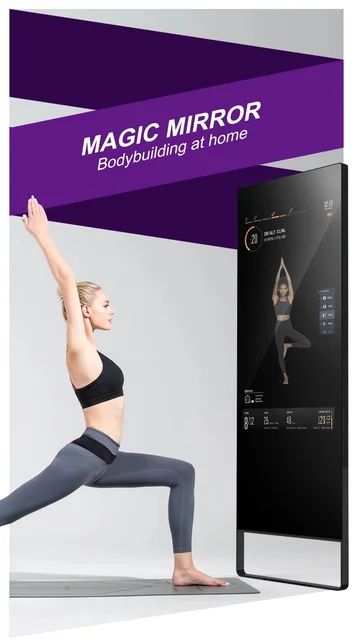 Magic Mirror Exercise Smart Gym Mirror Yoga Exercise Mirror