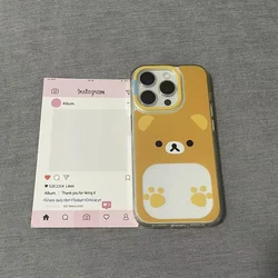 Charming Y2K Cartoon Bear Couple Phone Case - Cute and Stylish Back Cover - Samsung A22 4G (TTK - 254TK24125301)