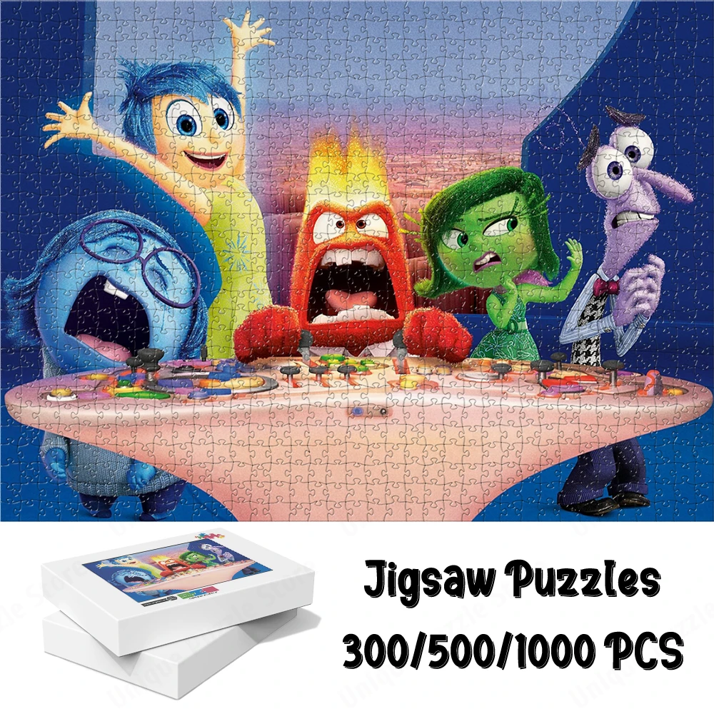 Pixar Inside out Characters Unique Design Jigsaw Puzzles Classic Cartoon Film Toys Hobbies Walt Disney Series Toys Board Games