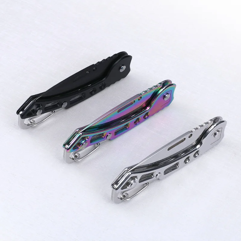 Folding Fruit Knife Stainless Steel Non-slip Handle