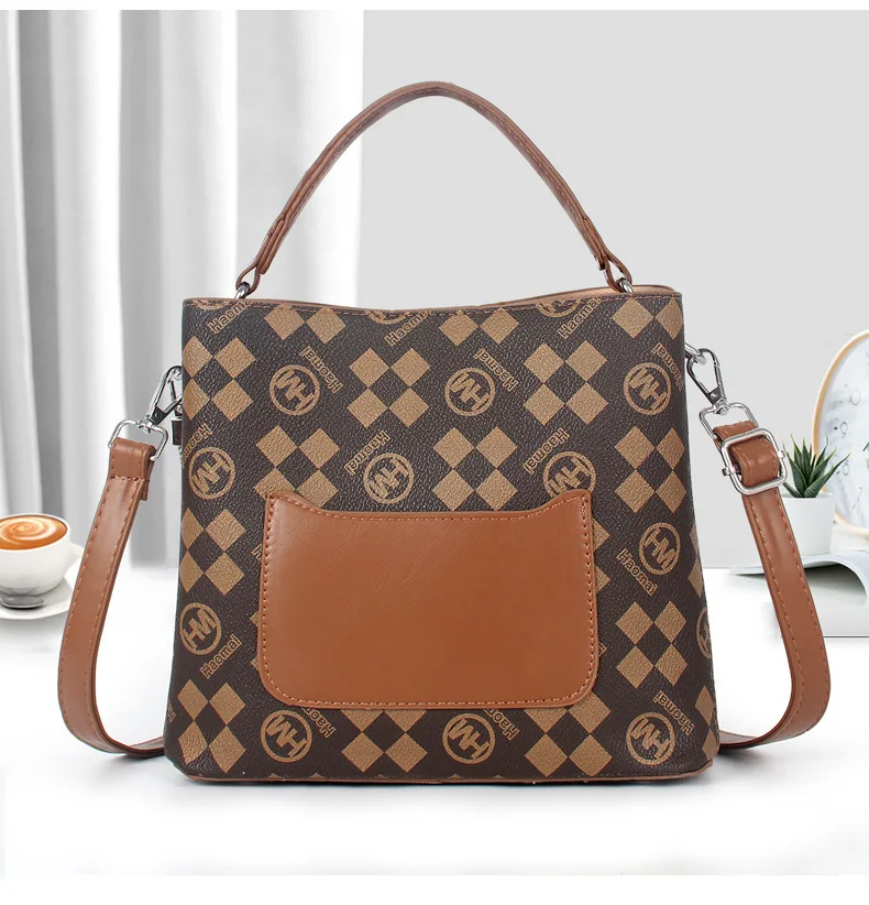 Borsa a secchiello classica donna borsa a spalla per lavoro_voghion.com