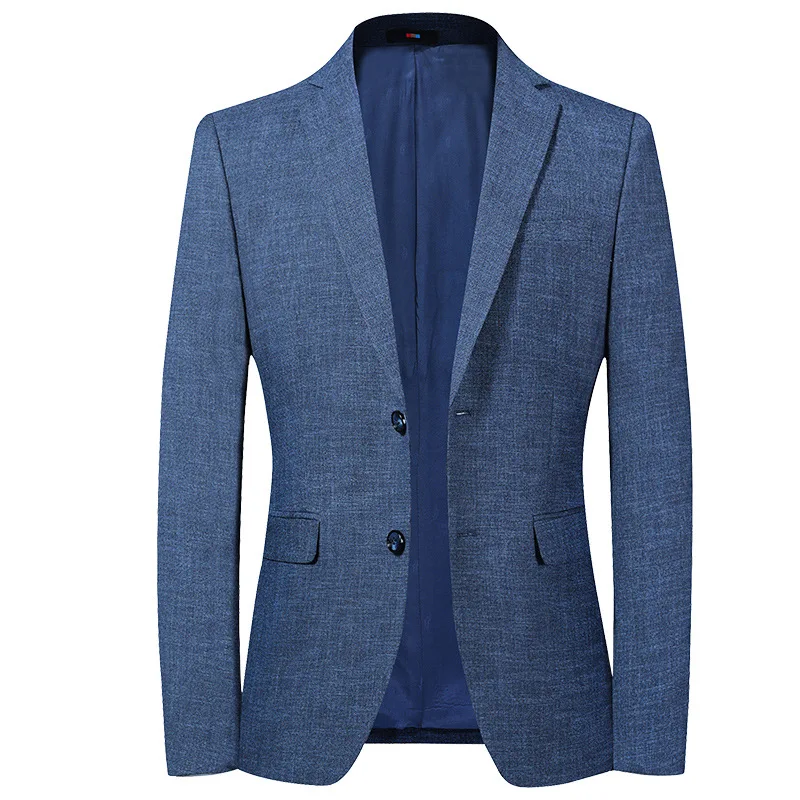 Mens Blazer Casual Suit Jackets Blazer for Men Wedding Blue Slim Fit Outwear Oversized Single Breasted Blazers Elegant Luxury Coats Korean