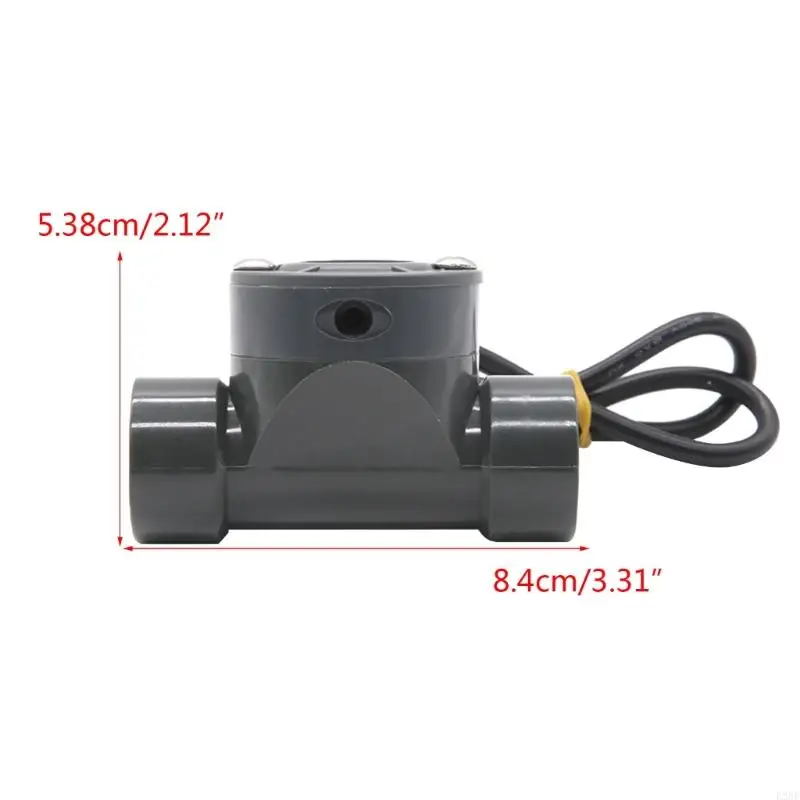 E28F DN20 Water Flow Hall Stream Sensor Switches Flow Meter 10-150L/min For Industrial Turbines DC5-24V Wire Connection