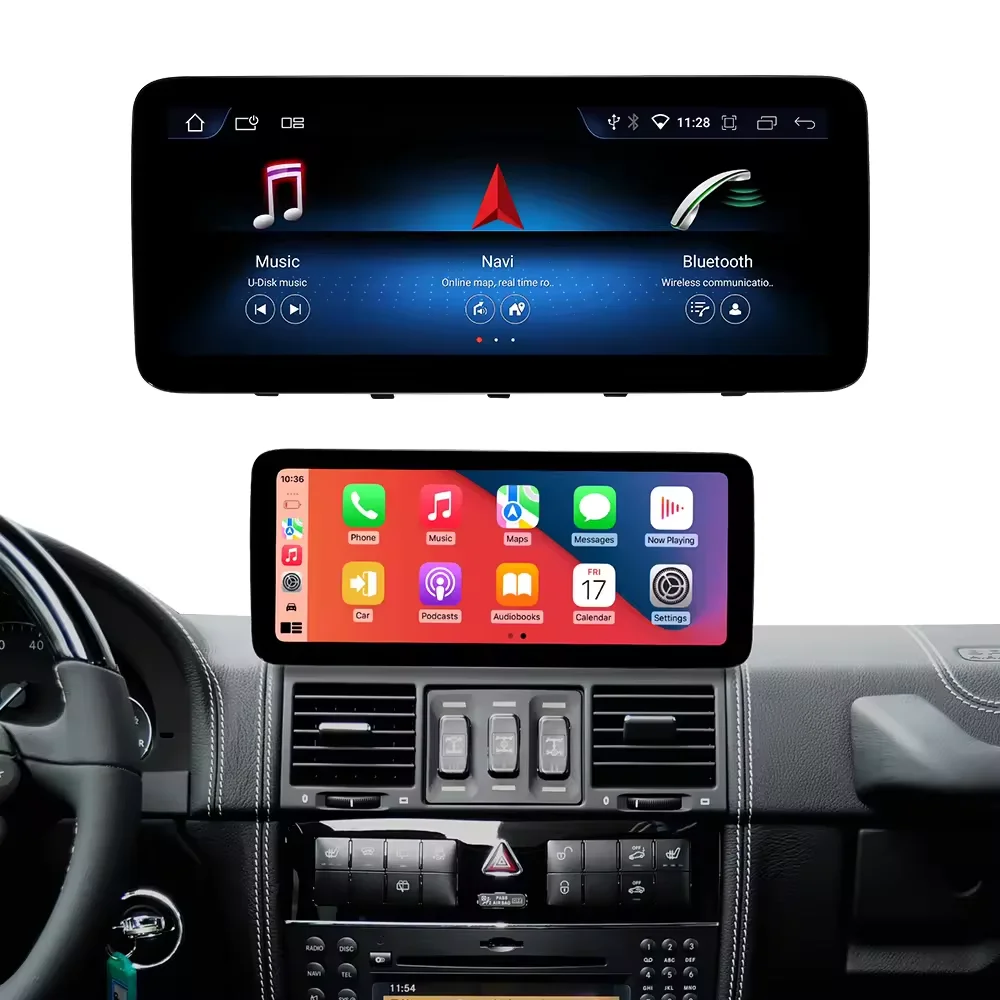 

12,3 дюймовый Android 12 Автомобильный Радио экран Dvd навигатор плеер для Mercedes Benz G СТЕКЛО W463 W461 W467 G500 G550 2004 - 2012