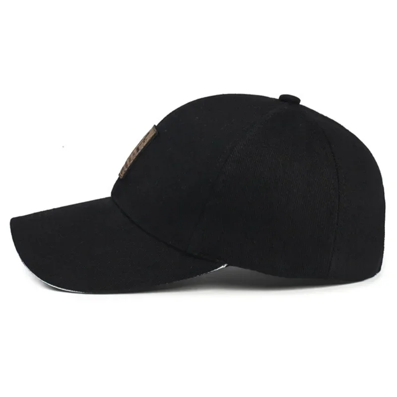 Baseball Cap Women Men Summer Structured Adjustable Snapback Sunhat Outdoor Sports Hip Hop Solid Cotton