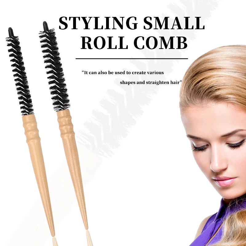 

1Pcs Extra-fine Hair Round Brush Roll Comb For Women Curling Hair Hairdressing Styling Tool
