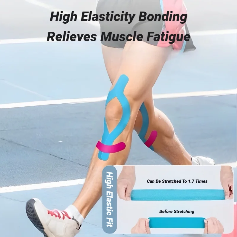 Sports Tape Athletic Elastoplast Injury Muscle Recovery Patch Lift Chest Anti Sagging Knee Elbow Stretch Fitness Brace