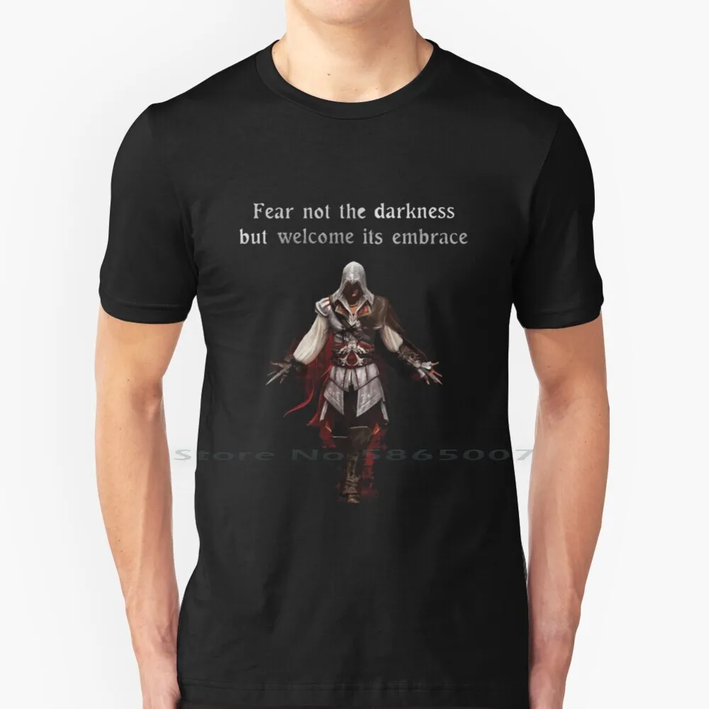 New T Shirt 100% Cotton Brotherhood Valhalla Origins Unity Rogue Blackflag Syndicate Ezio Costume Games Gamer Game Lovers |