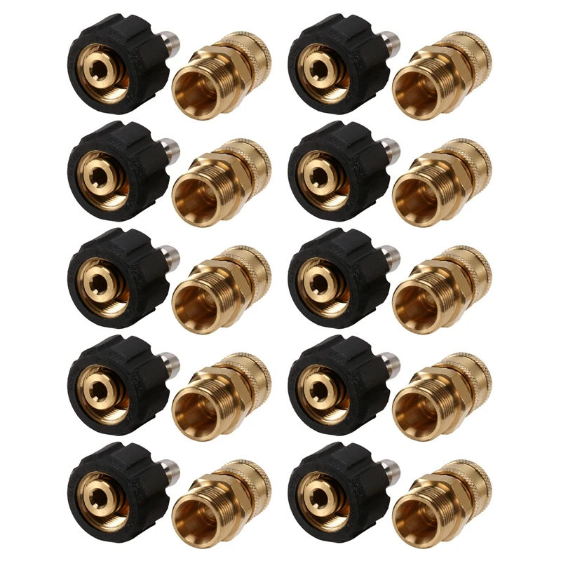 10x-pressure-washer-adapter-set-m22-to-1-4-inch-quick-connect-kit-m22-14mm-to-1-4-inch-quick-connect-kit
