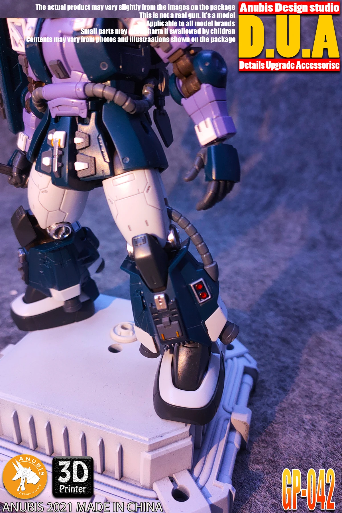 ANUBIS HG Zaku 모델 세부 부품 액세서리 어셈블리, 모델링 도구, 취미 부품 수정 DIY, GP042