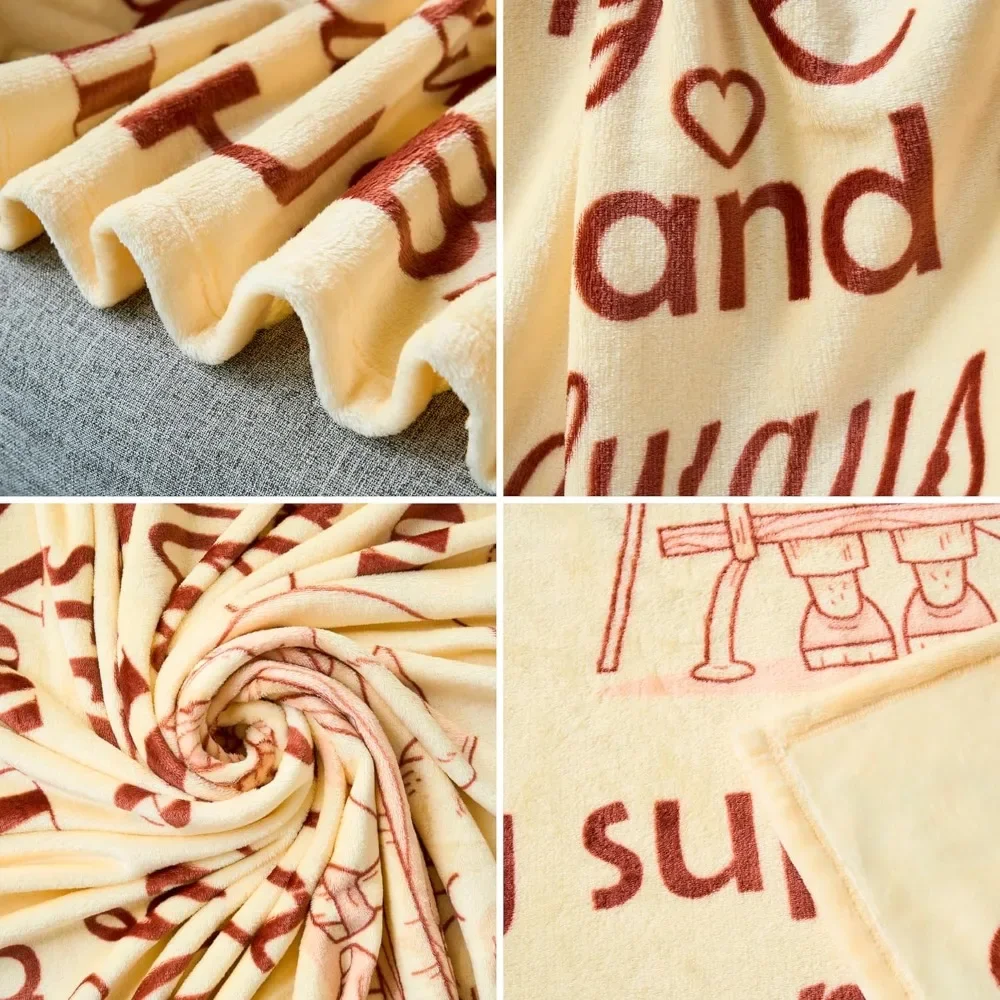 to My Wife Blanket from Husband Mothers Day Christmas Birthday Valentines Throw Blanket Gift Idea