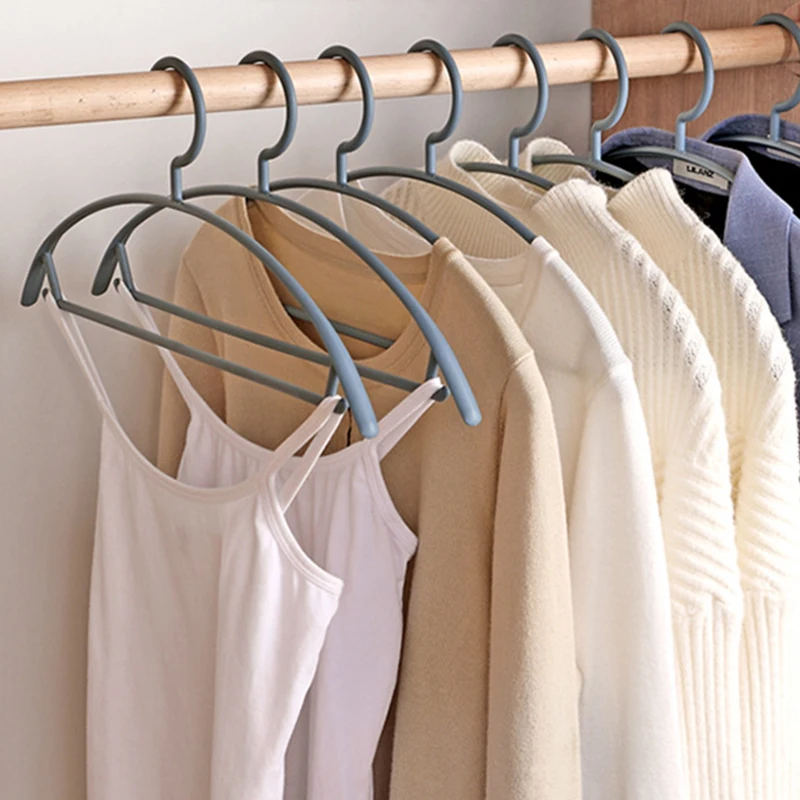 10pcs Non-slip Clothes Hanger For Clothing Store With Traceless