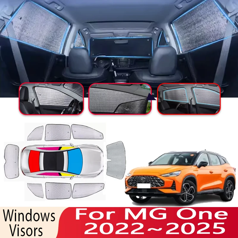 Car Sun Shade For MG One Auto Heat Windshield Sunshade Insulation Car Sun Protection Visor Accessories