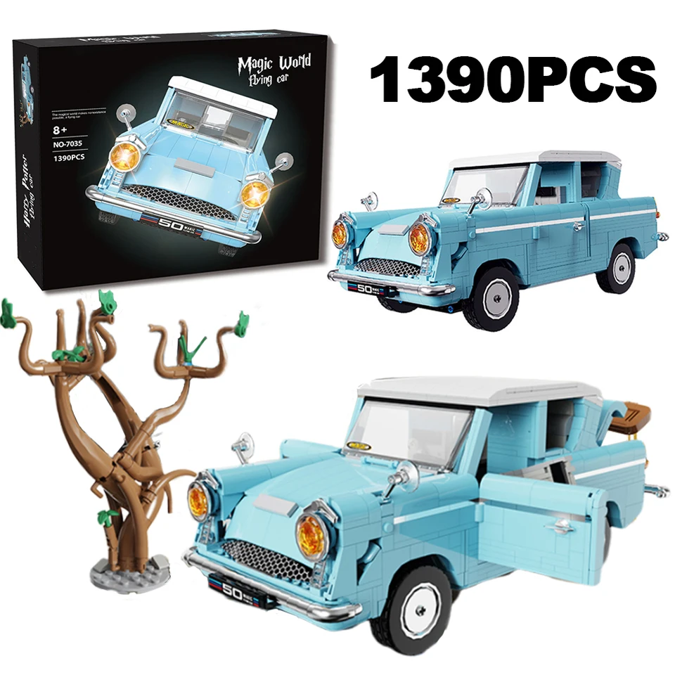 Technical MOC Magic Retro Sport Car Building Block Model Racing