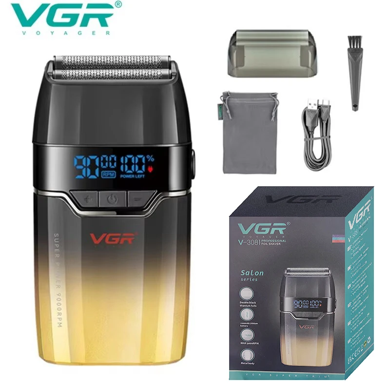 ماكينة حلاقة كهربائية احترافية لشعر اللحية من VGR...
