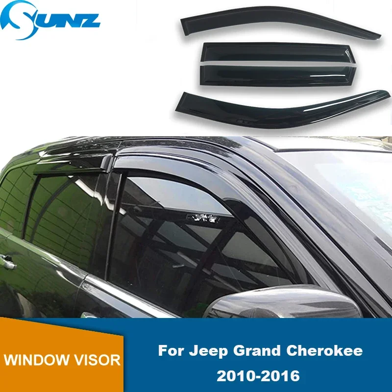 サイドウィンドウ偏向器のためのジープグランドチェロキー2010 2011