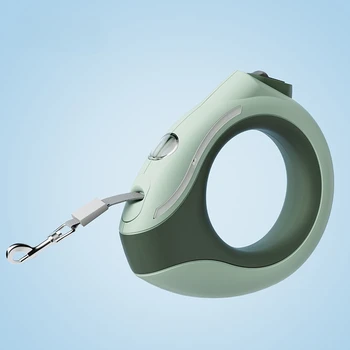 Automatic pet leash Retractable adjustable explosion-proof impact safety lock design outdoor walking training portable for large 2