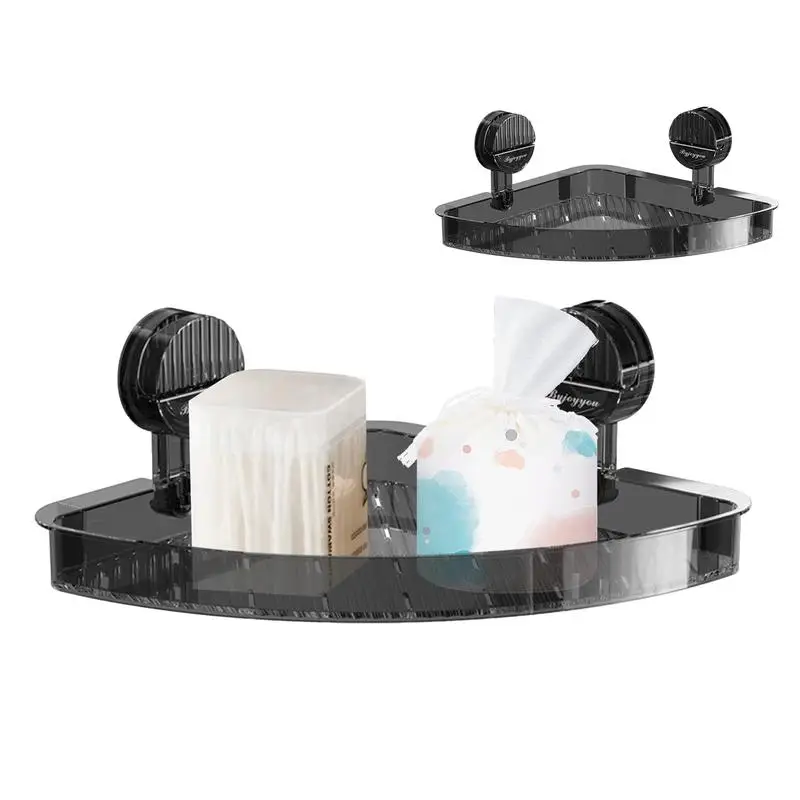 

Угловой органайзер для душа, большая емкость, без сверления, на присоске, треугольная, нержавеющая стойка для хранения для кухни и ванной комнаты