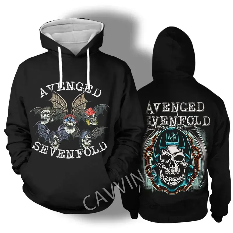 Avenged Sevenfold Rock 3D Printed Fashion zip up hoodie sweatshirt jacket fleece hoodies print hoodies Hoodies Sweatshirts Tops Clothing for Women/men