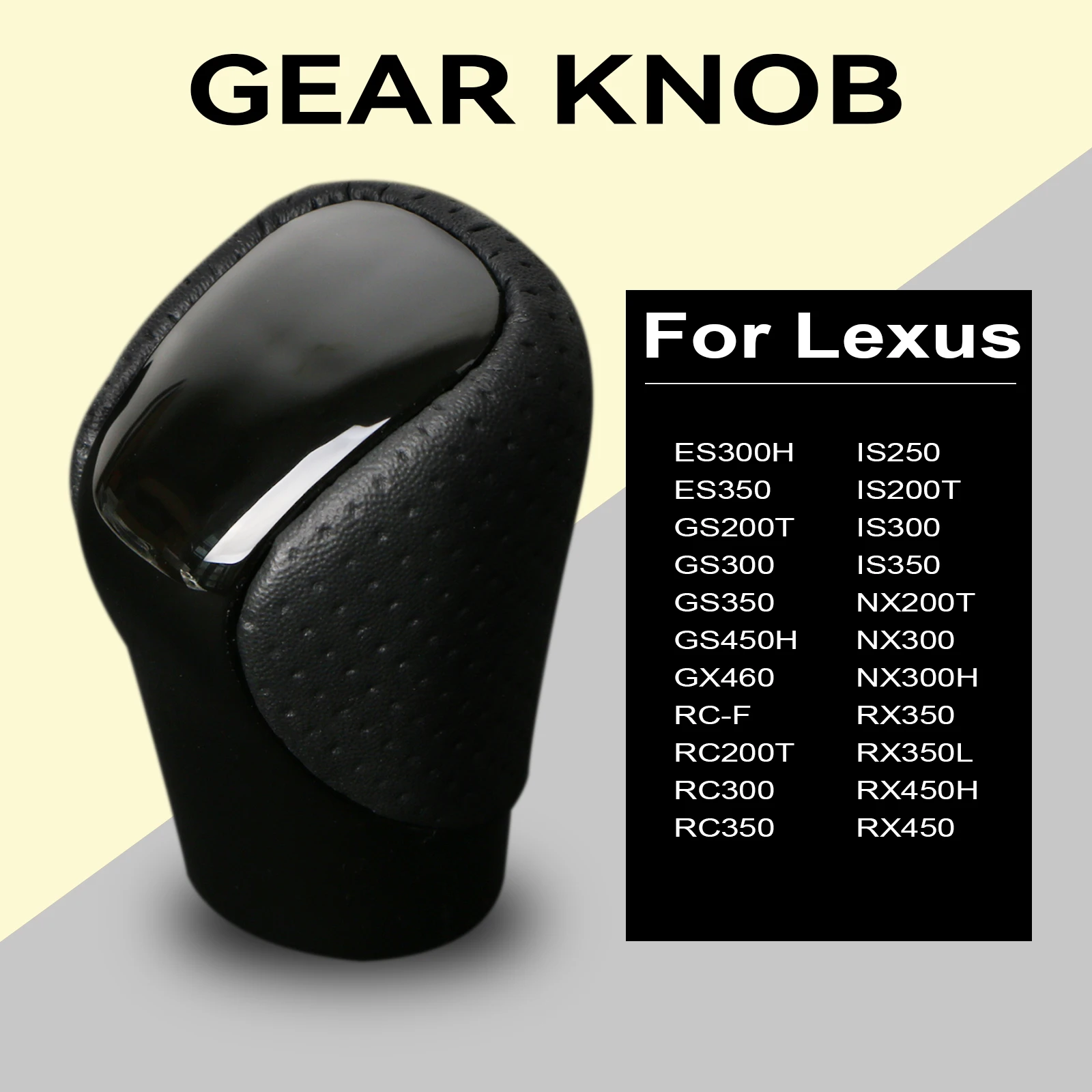 Auto Schaltknauf Für Lexus - PU Leder Schalthebel Für Verschiedene Modelle