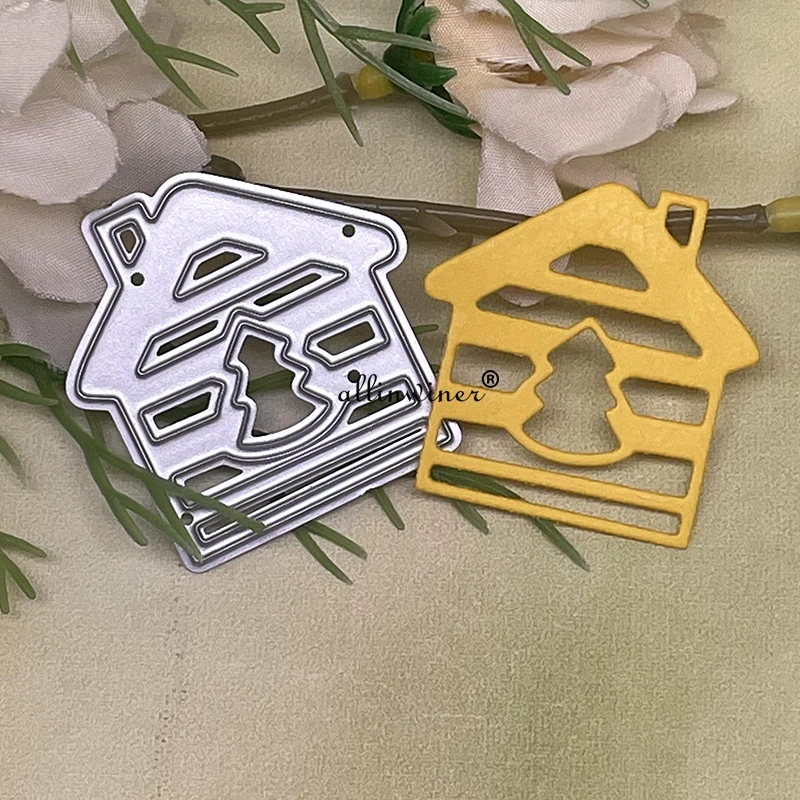 

Новинка Рождественская елка дом сделай сам ремесло металлическая высечка для скрапбукинга ремесленный шаблон штампы