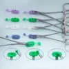 Inner Diameter 6.5mm Autoclavable Skin Ports Cover For Liposuction Cannula Flexible Silicone Various Colors With Sealed  Caps 5